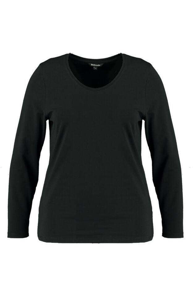 Camiseta básica de manga larga image number 1