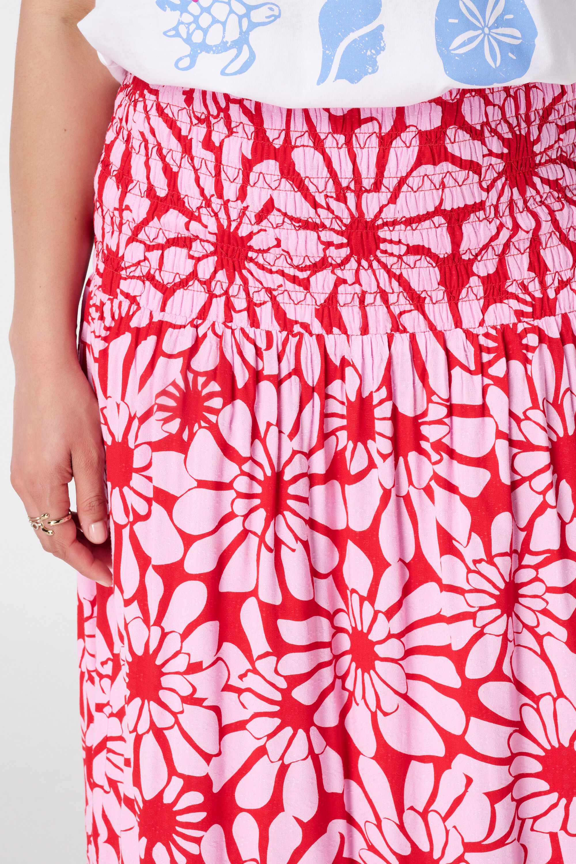 Falda maxi con estampado image number 6