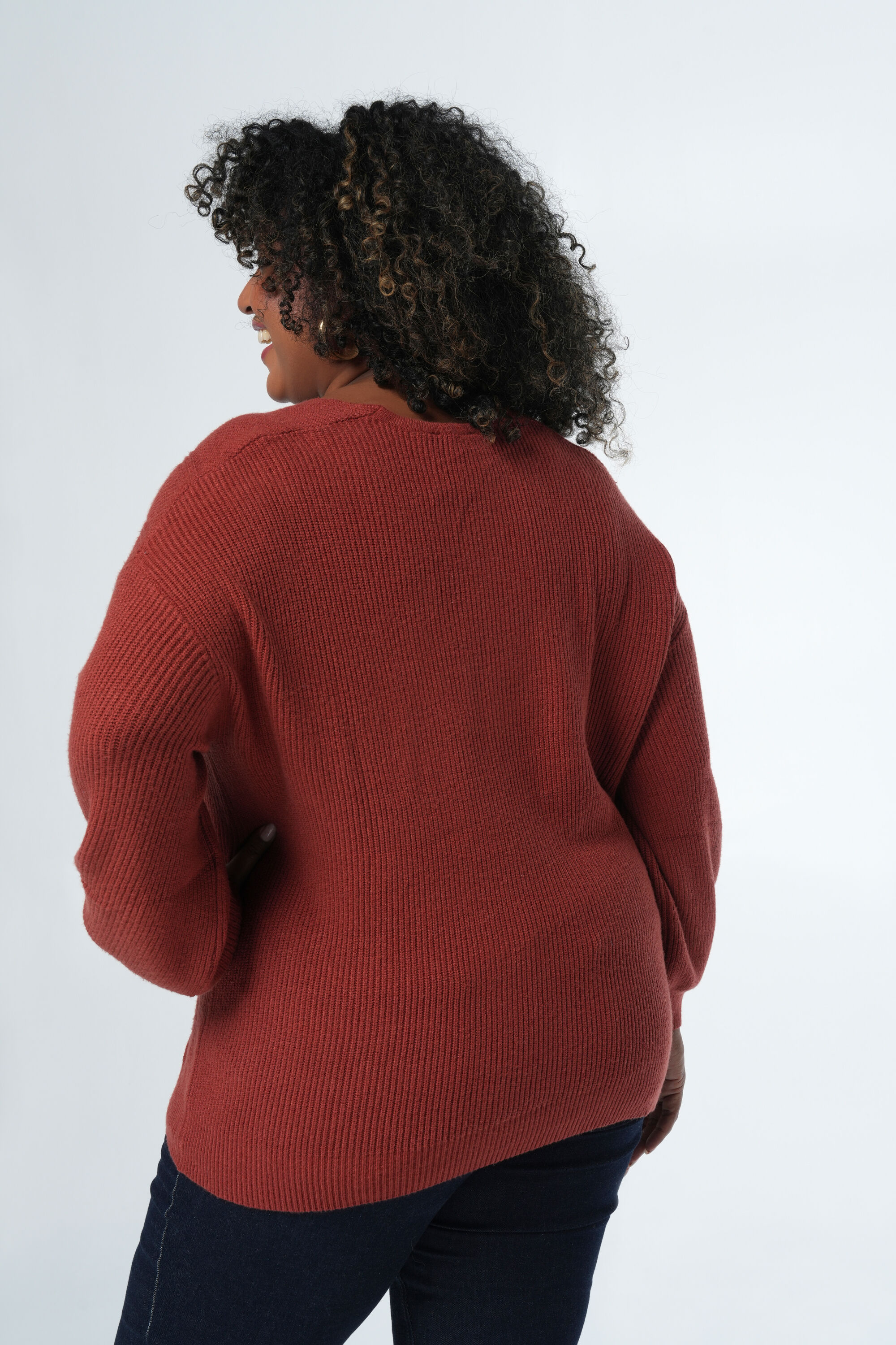 Jersey con cuello en V  image number 3