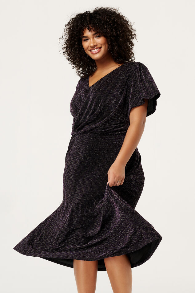 Vestido midi con estampado image number 0