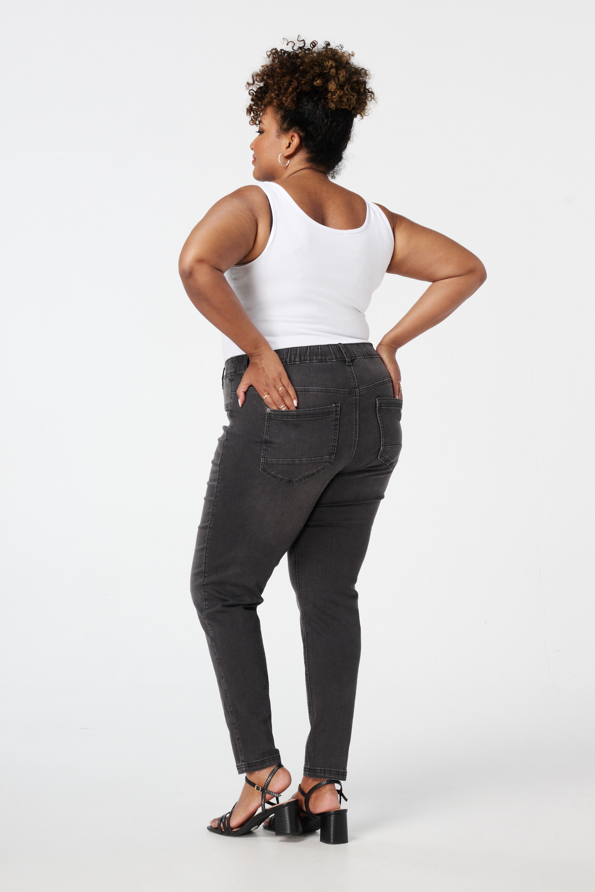 Treggings con aspecto denim image number 3