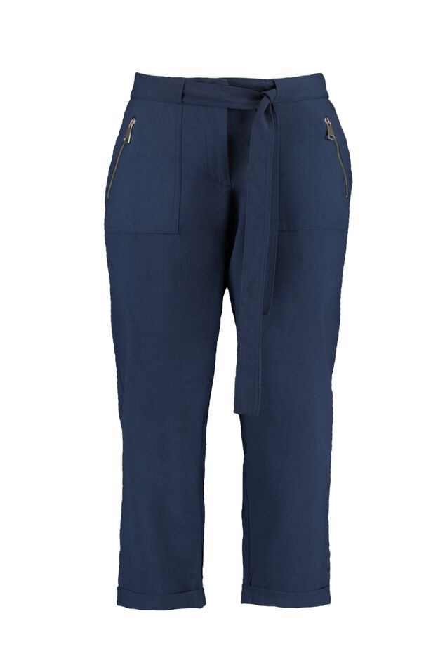 Pantalones con cinto image number 1