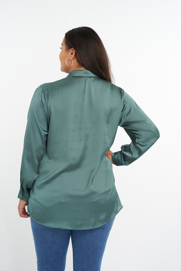 Blusa de satén  image number 3