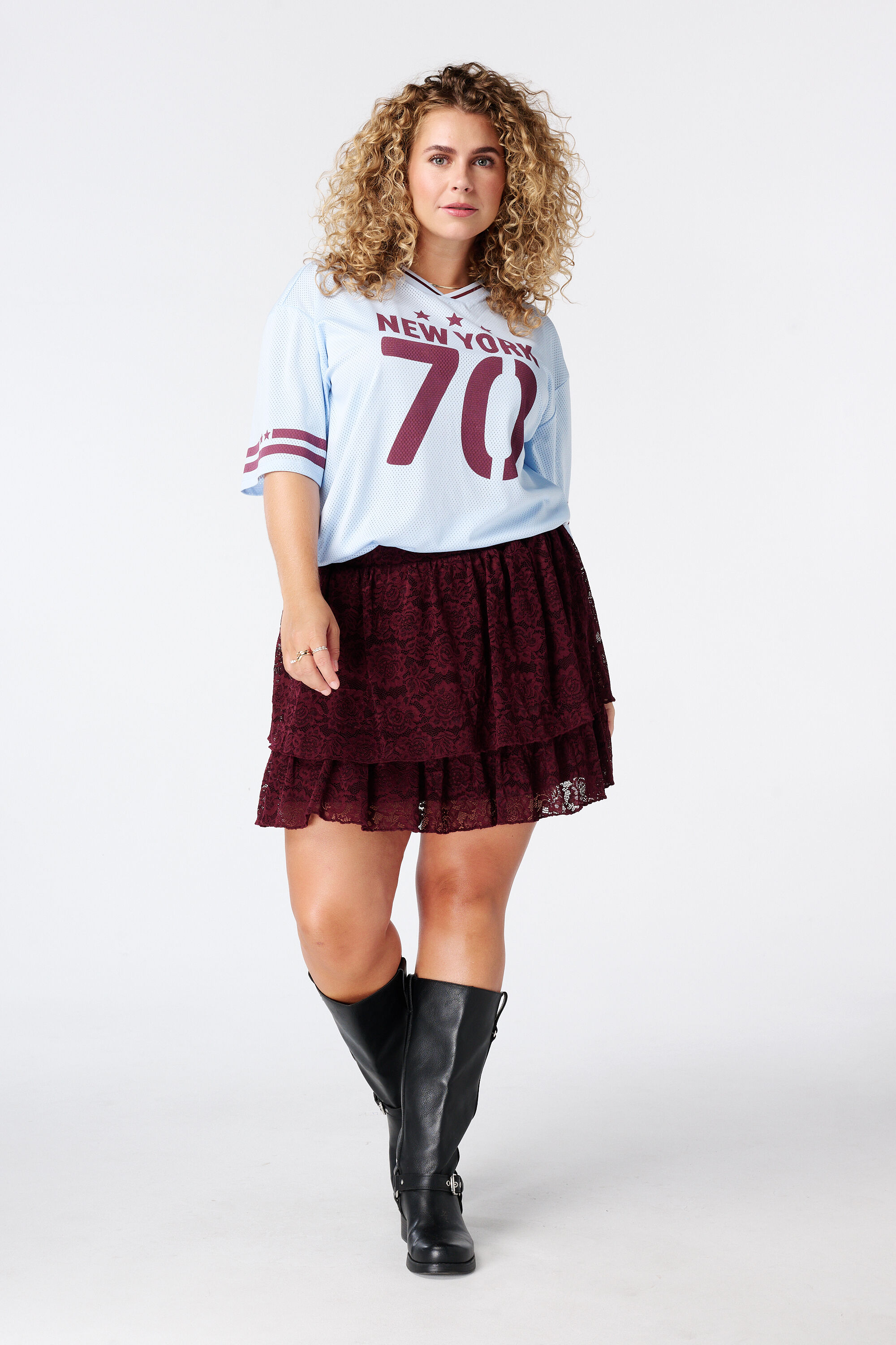 Jersey oversize con estampado deportivo image number 5