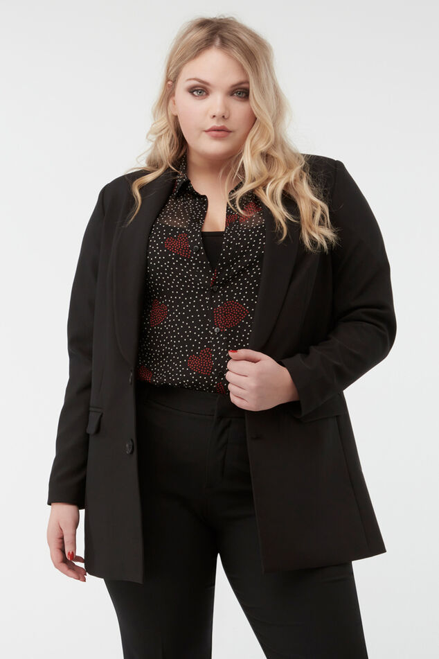 Blazer largo con Polygiene   image number 6