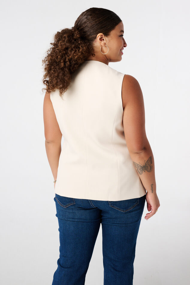 Cárdigan con cierre de botones image number 3