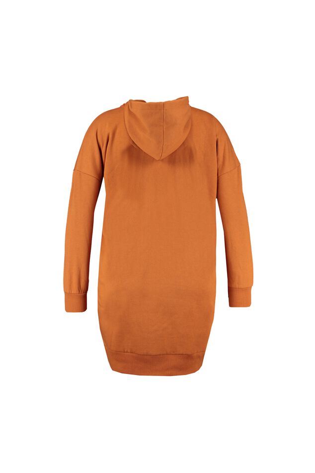 Vestido tipo jersey con capucha image number 2