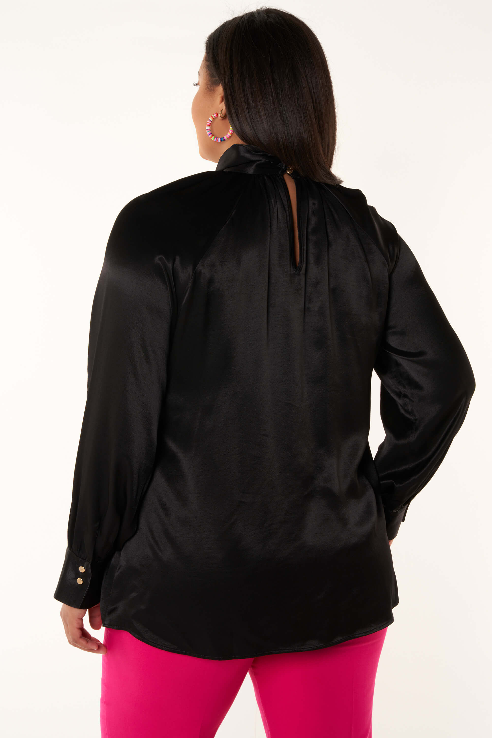 Blusa de sat&eacute;n image number 3