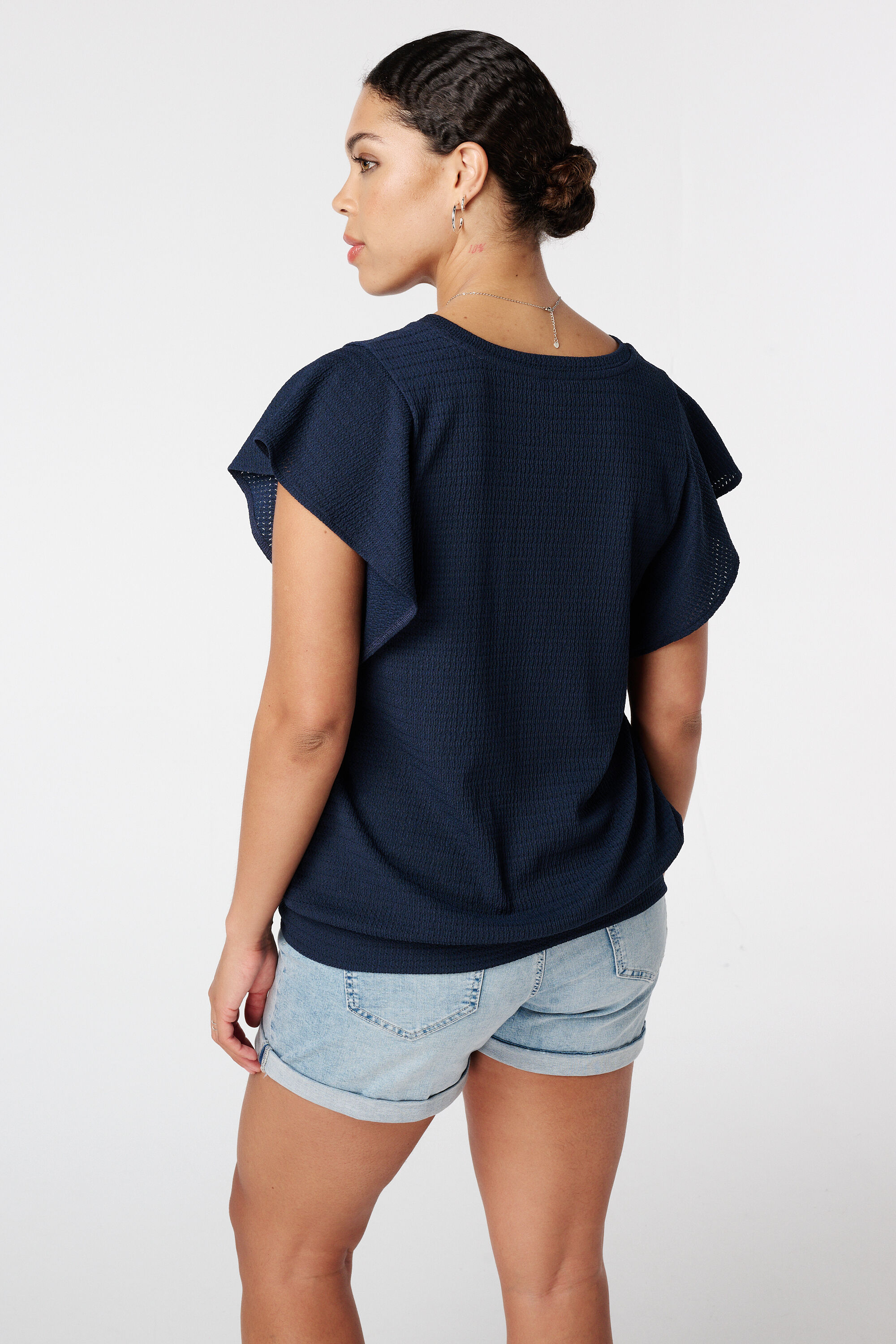 Top con manga mariposa image number 3