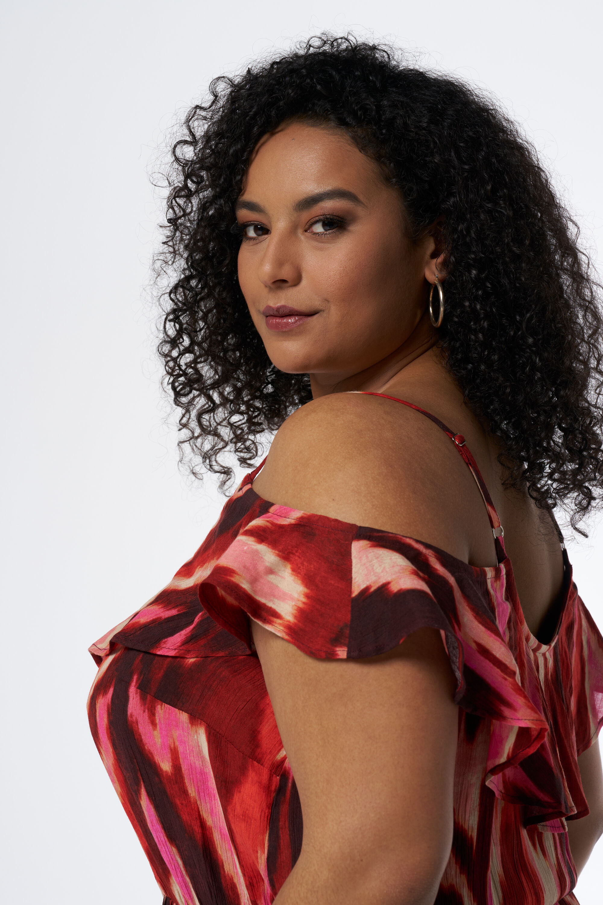 Vestido midi con estampado image number 4