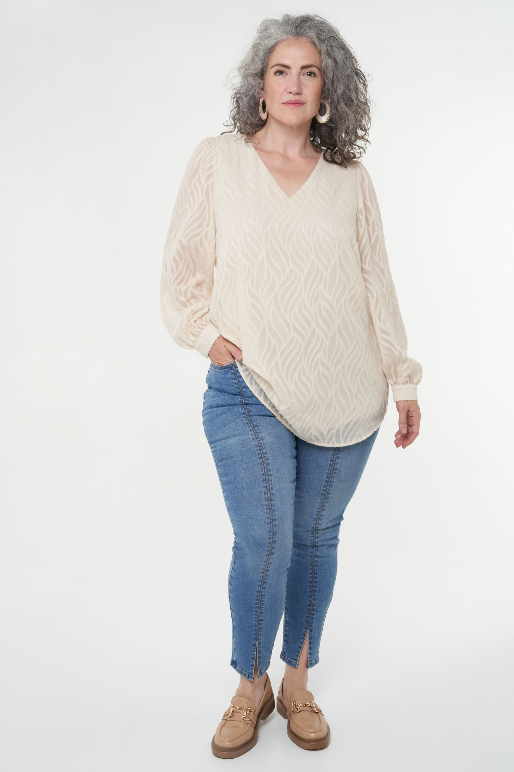 Blusa de jacquard image number 6