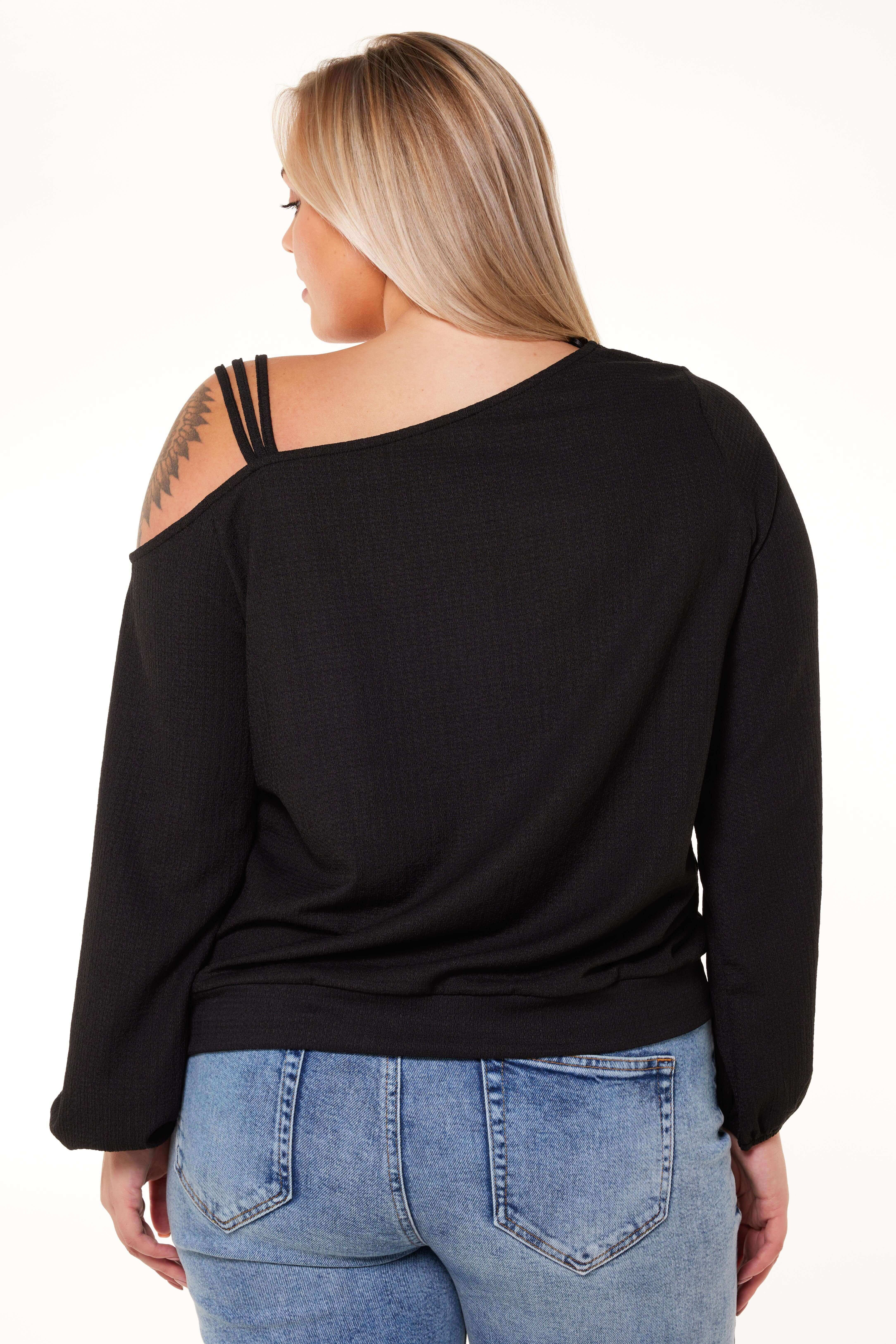 Su&eacute;ter con un hombro al descubierto image number 3