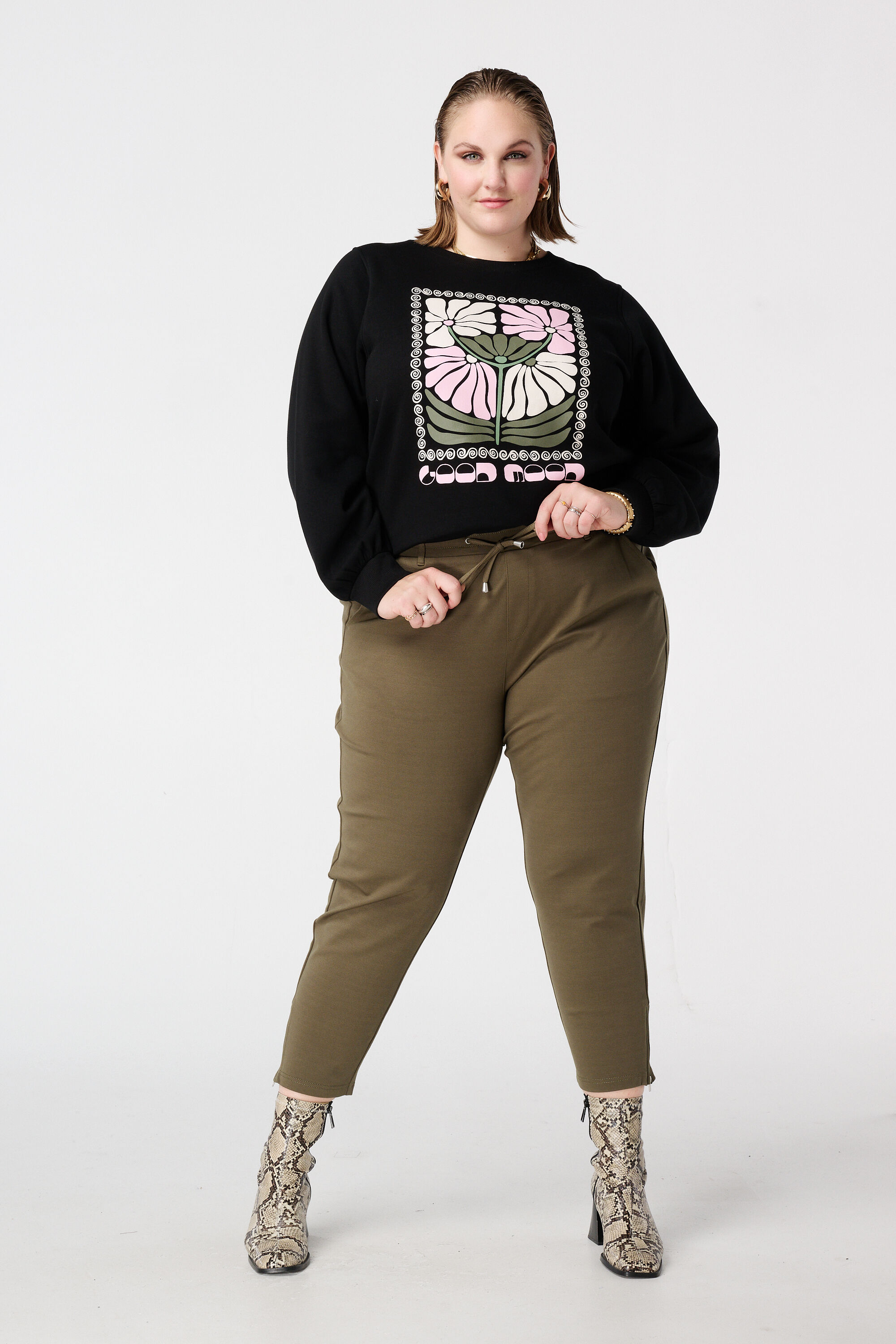 Pantal&oacute;n con cintura el&aacute;stica