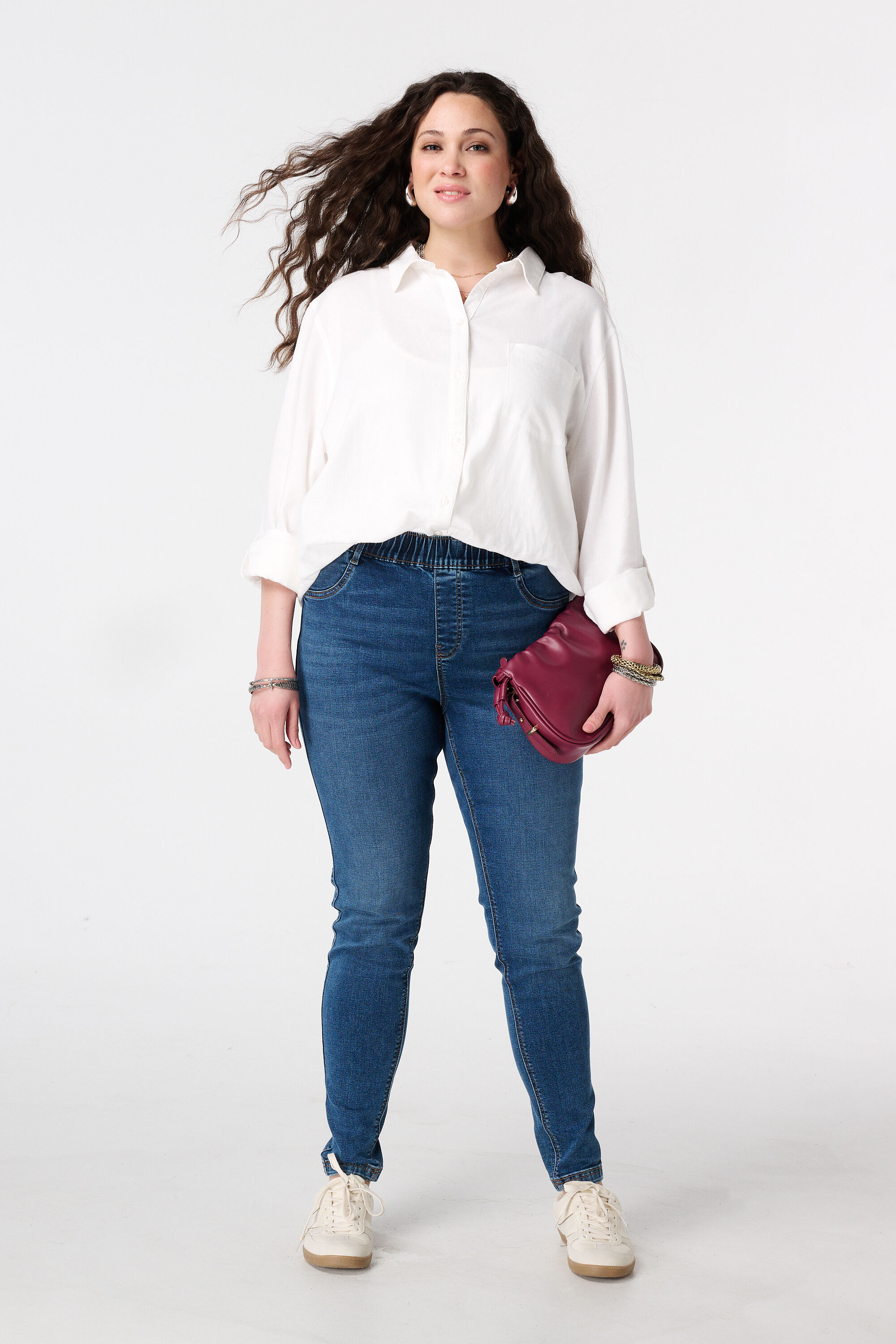 Treggings con aspecto denim