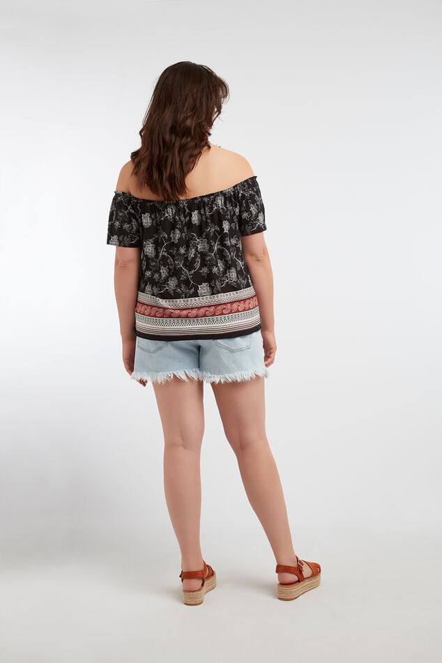 Top con cuello elástico image number 6