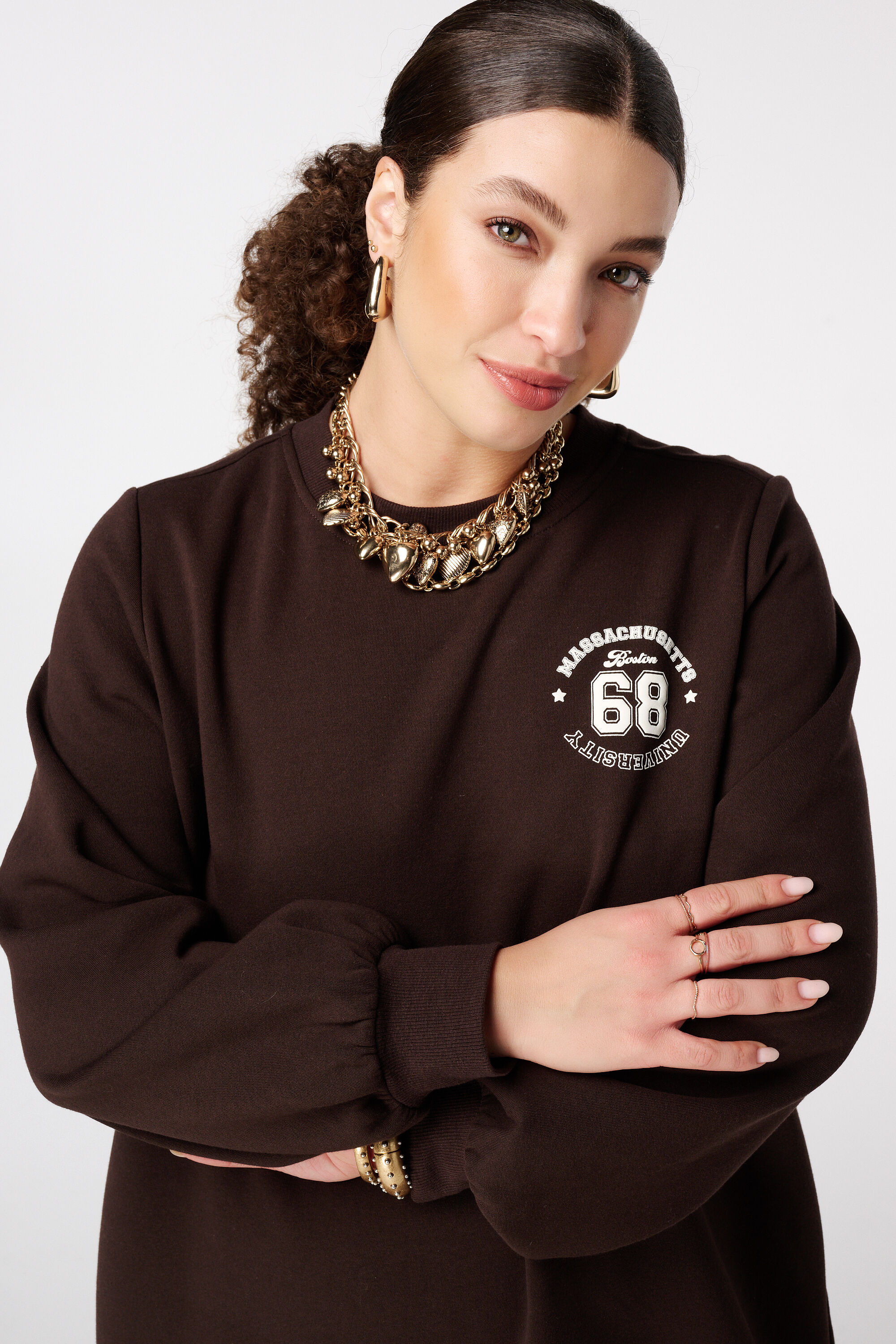 Vestido sudadera image number 4