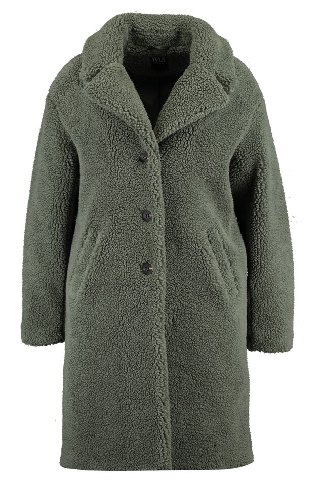 Abrigo de peluche oversized image number 2