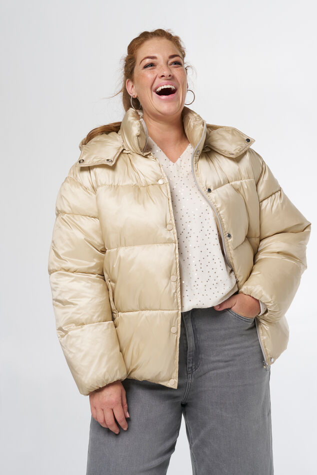 Chaqueta corta acolchada image number 0
