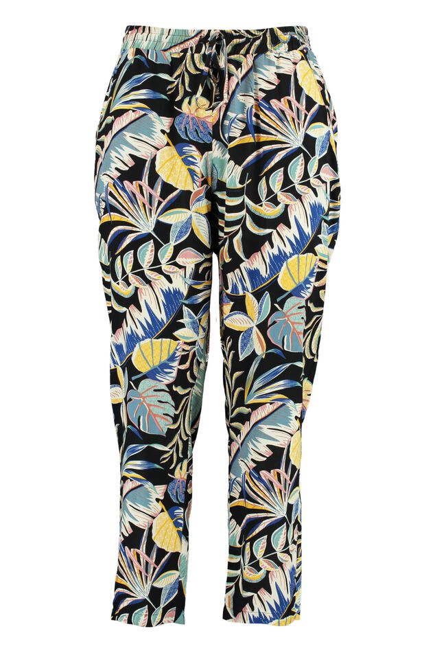 Pantalones holgados con estampado image number 1