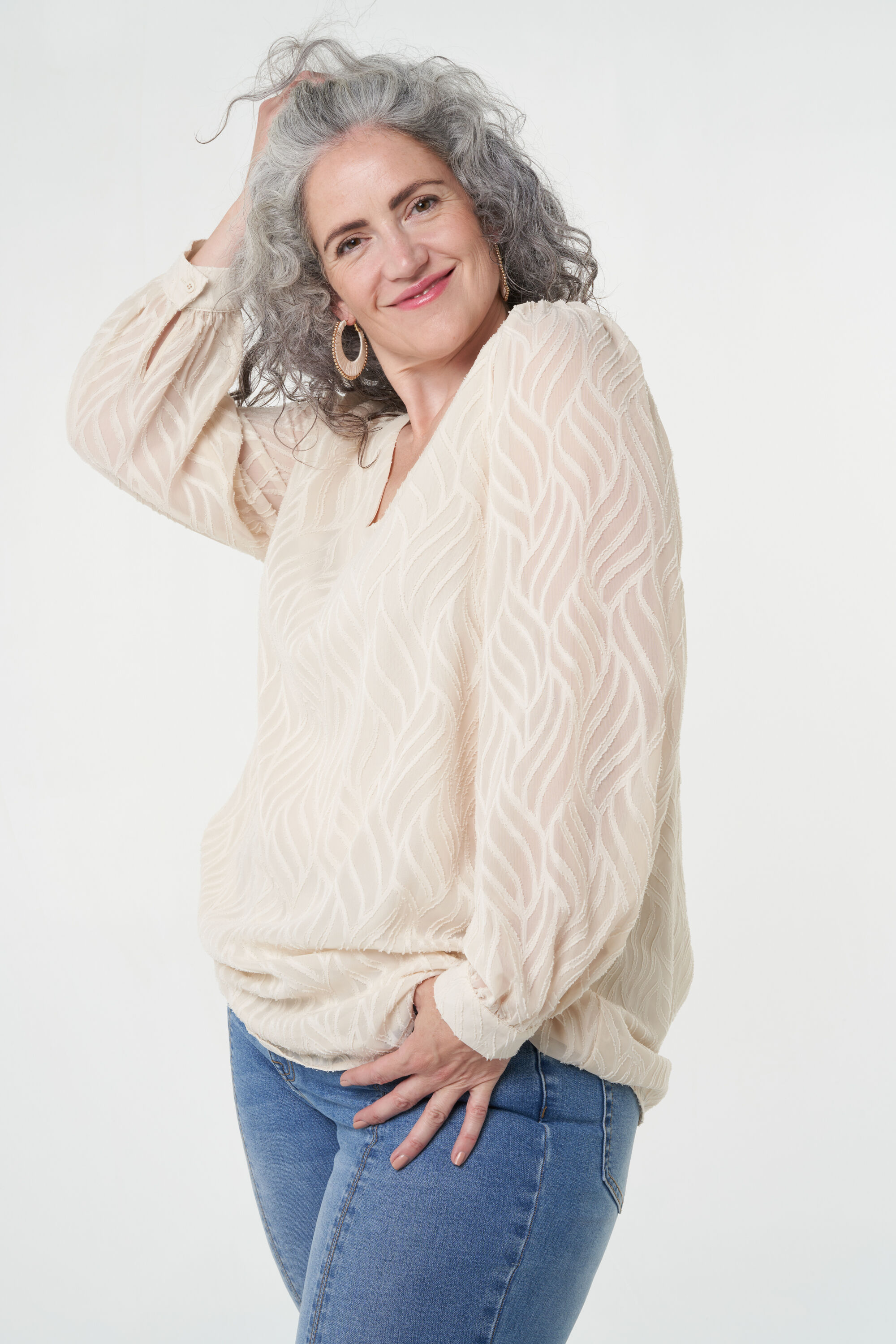 Blusa de jacquard image number 7