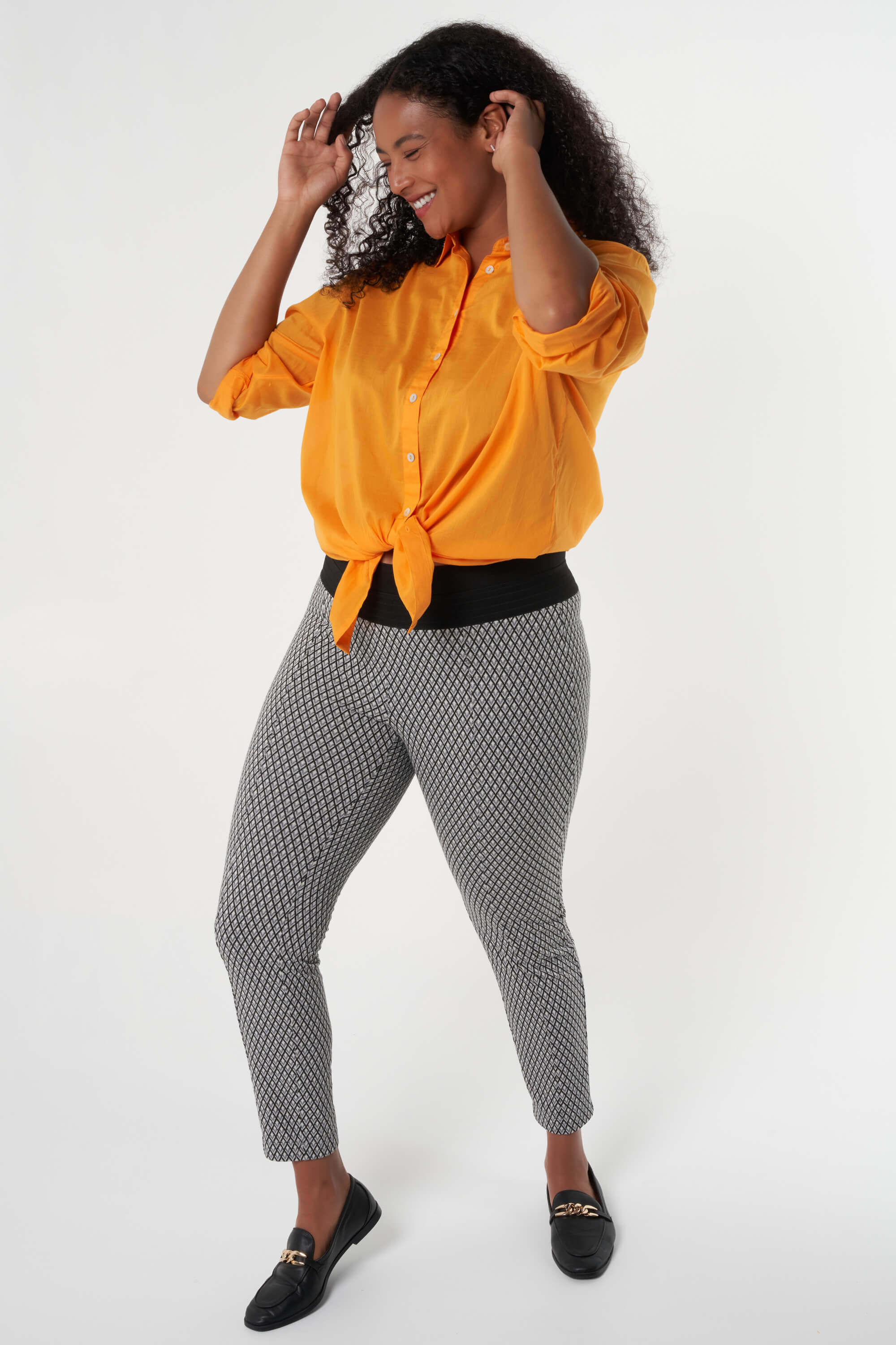 Mujeres Leggings con dise o gr fico MS Mode