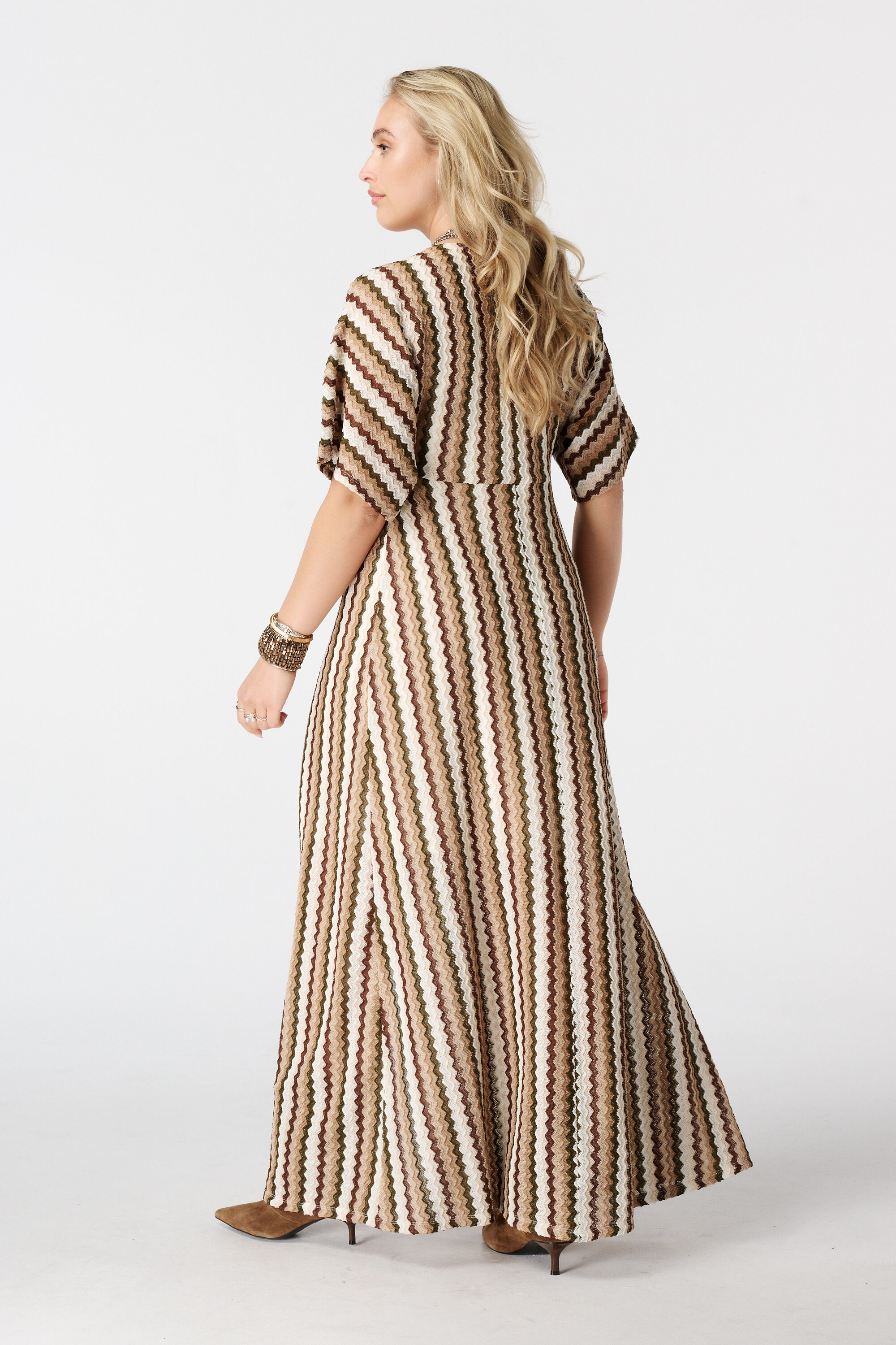 Vestido maxi con estampado image number 3