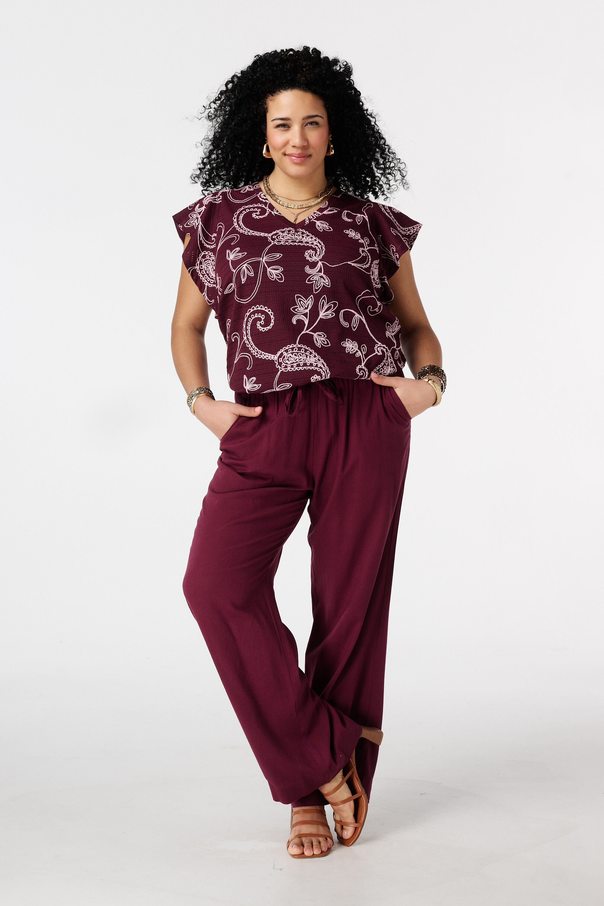 Top con estampado paisley image number 5