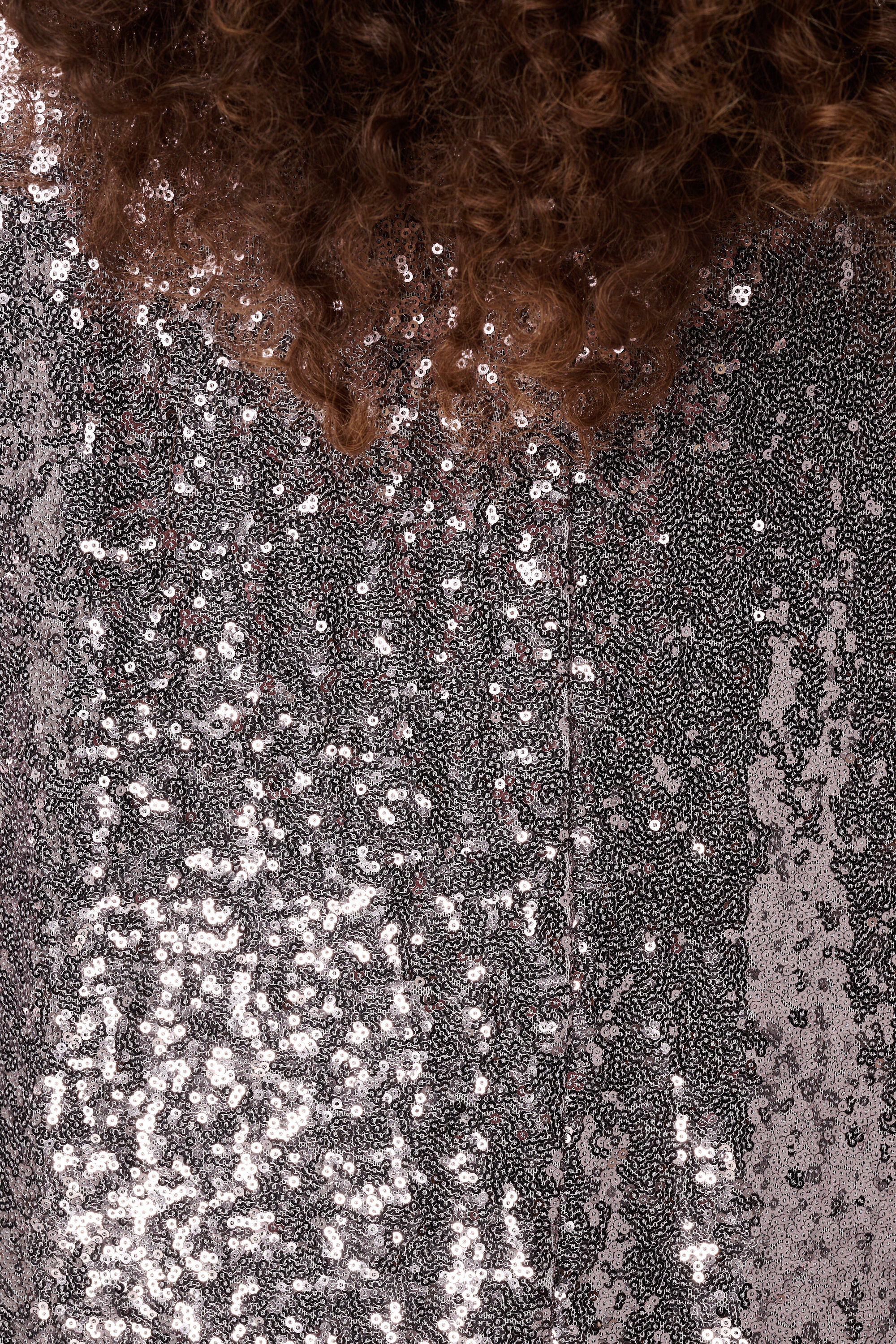 Top de lentejuelas de manga corta image number 6