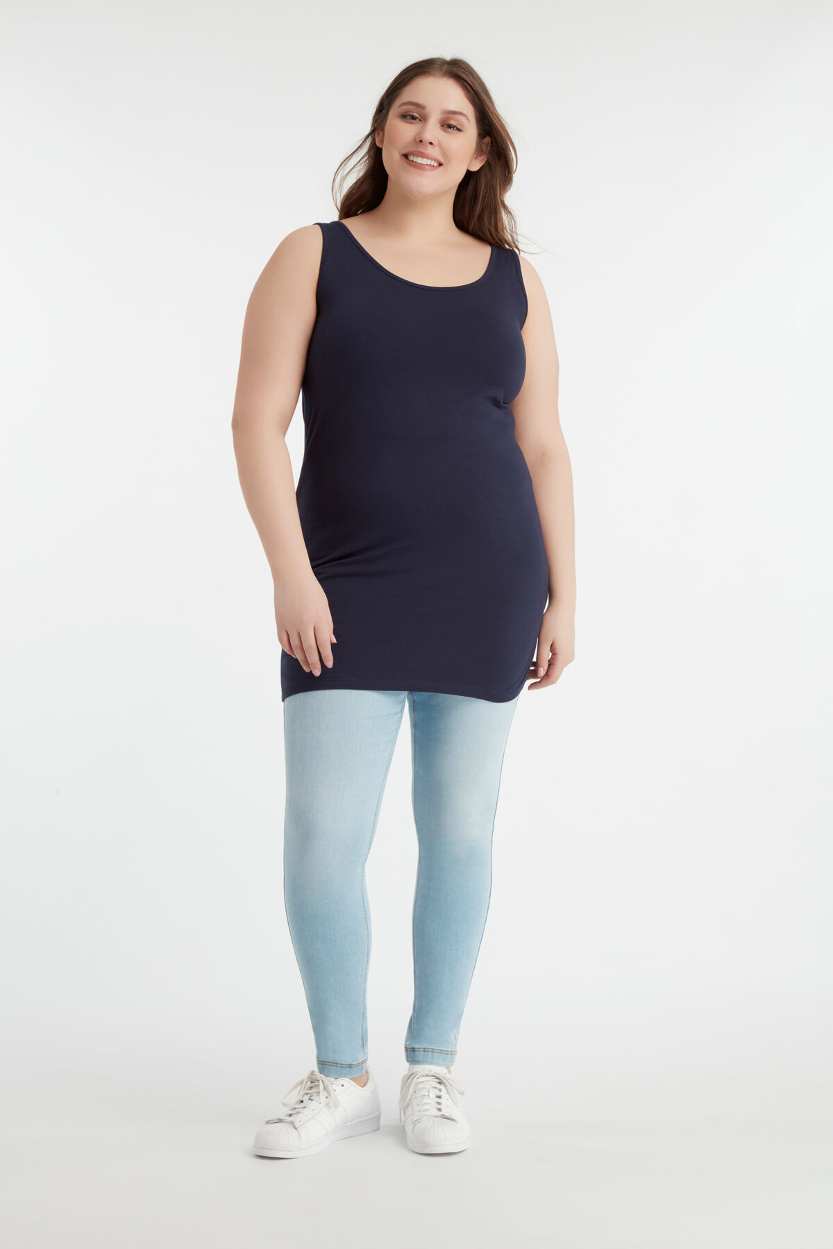 Camisola larga de algod&oacute;n image number 5