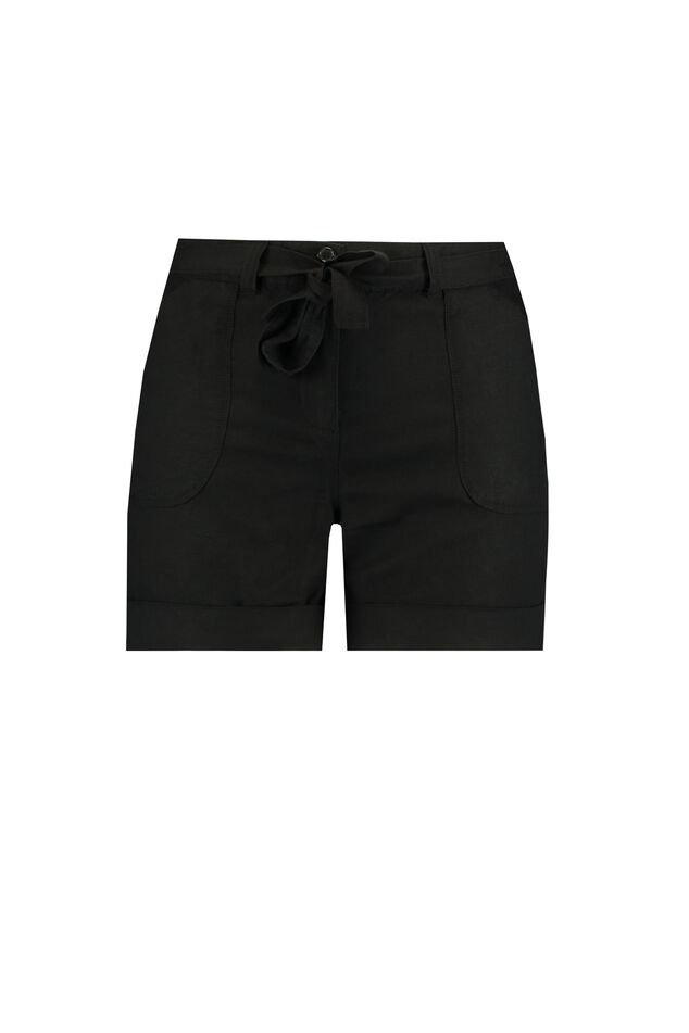 Shorts de mezcla de lino image number 1