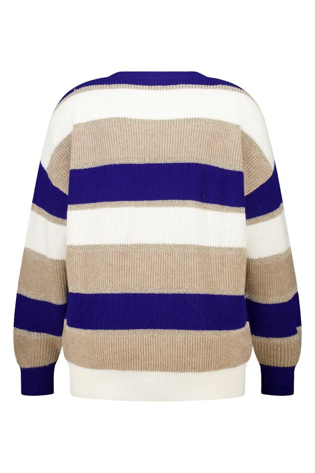 Jersey a rayas con lurex image number 2