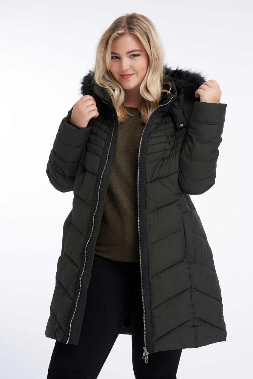 Abrigo con capucha image number 4