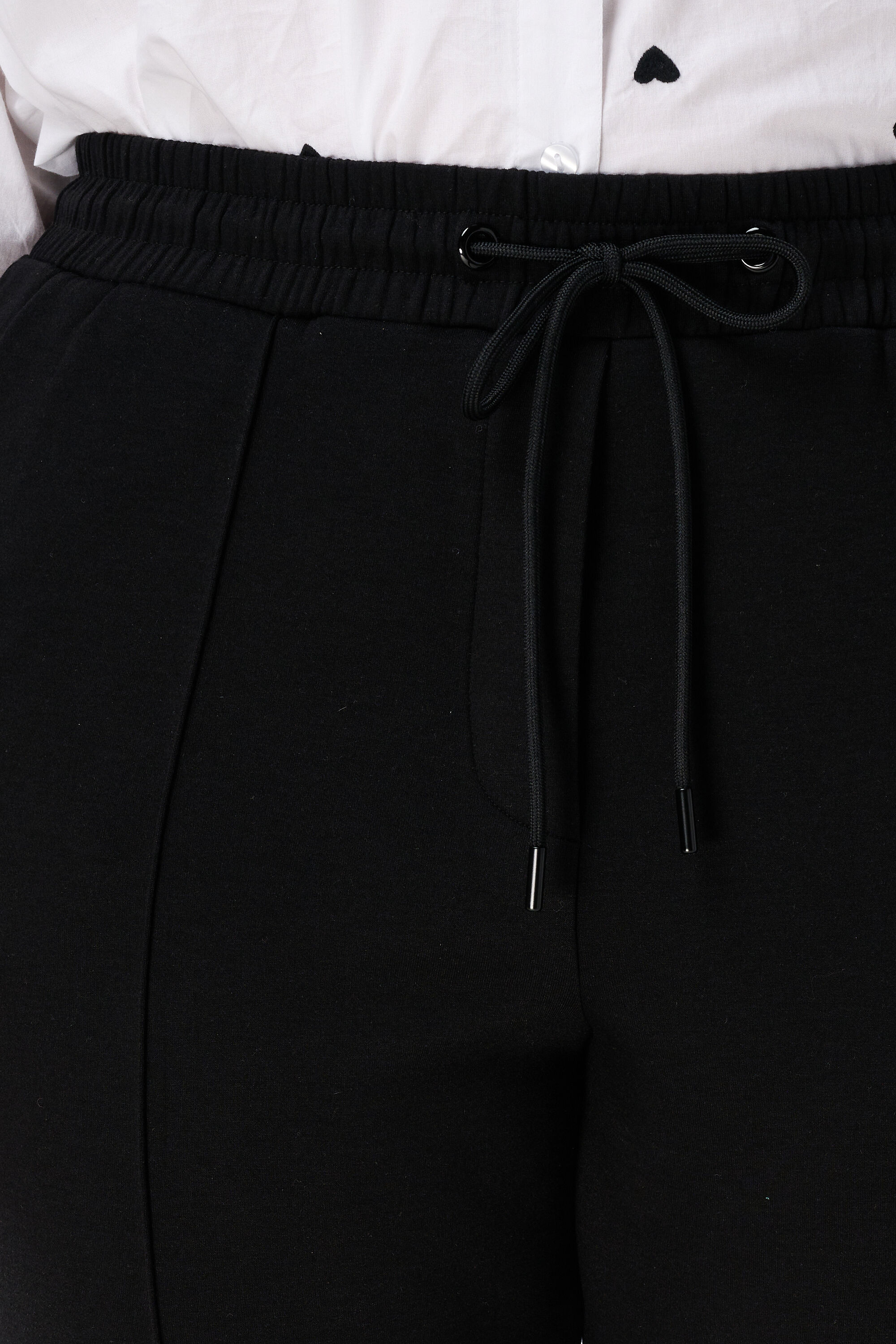 Pantal&oacute;n con cintura el&aacute;stica y costura decorativa image number 4