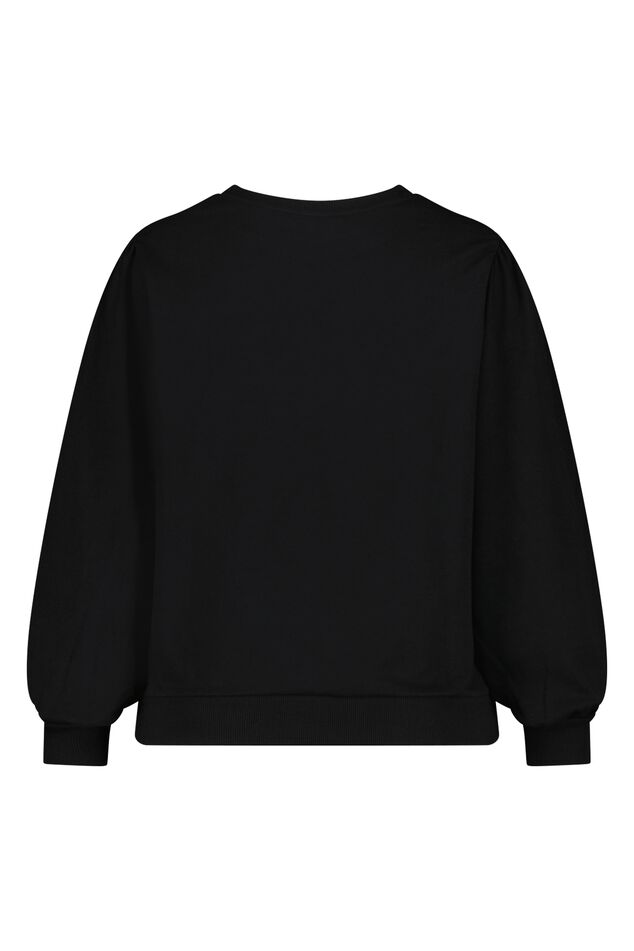 Suéter de corte holgado con la palabra «Memorable» image number 2