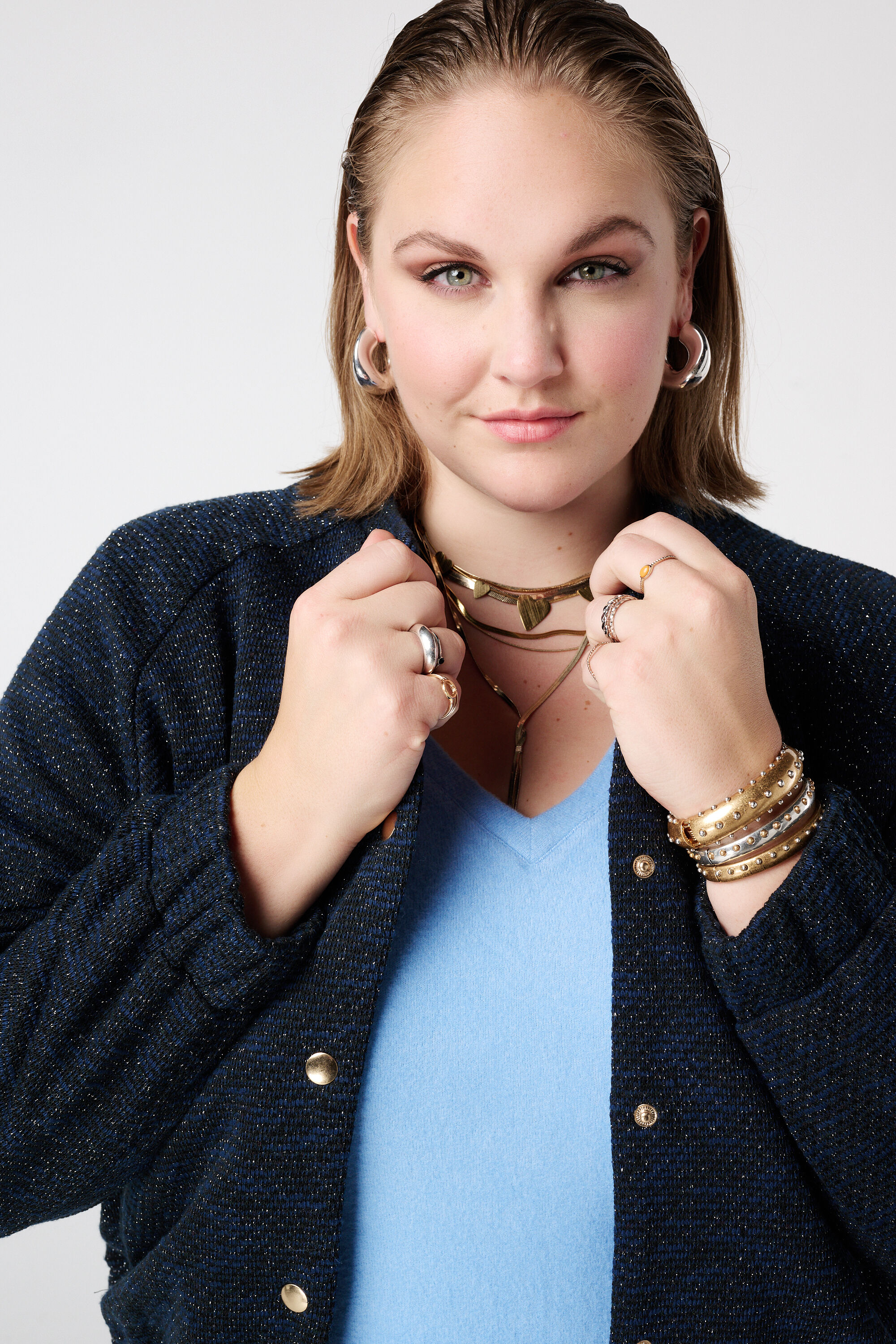 Bomber con lurex image number 4