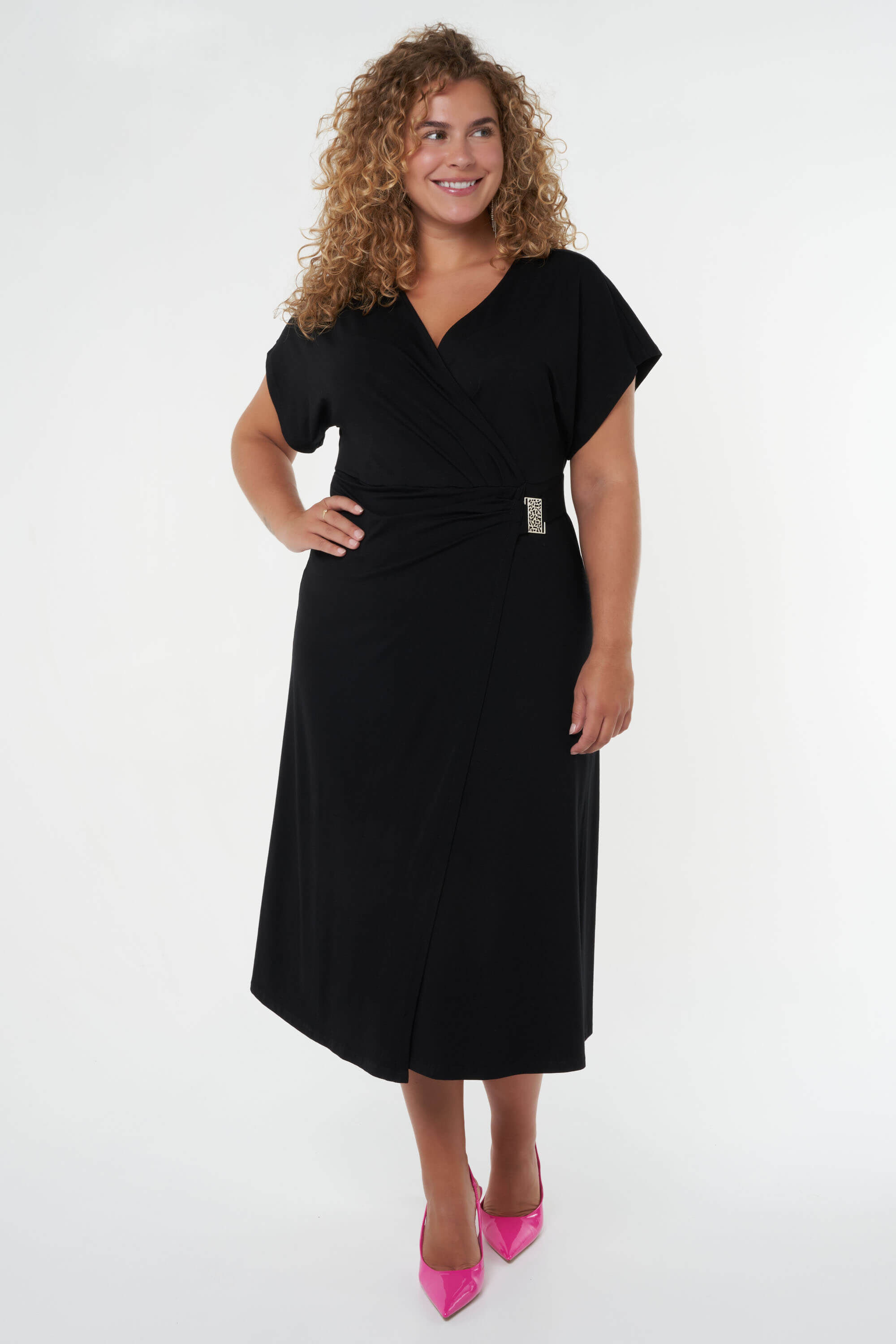 Vestido maxi cruzado image number 6