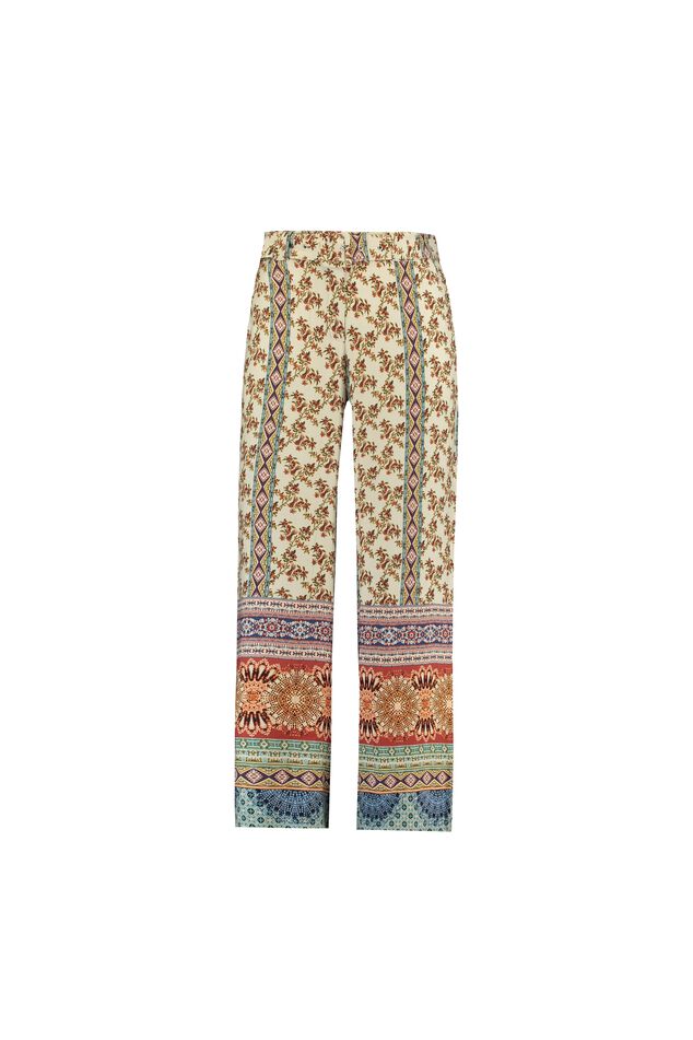 Pantalón estampado ancho image number 1