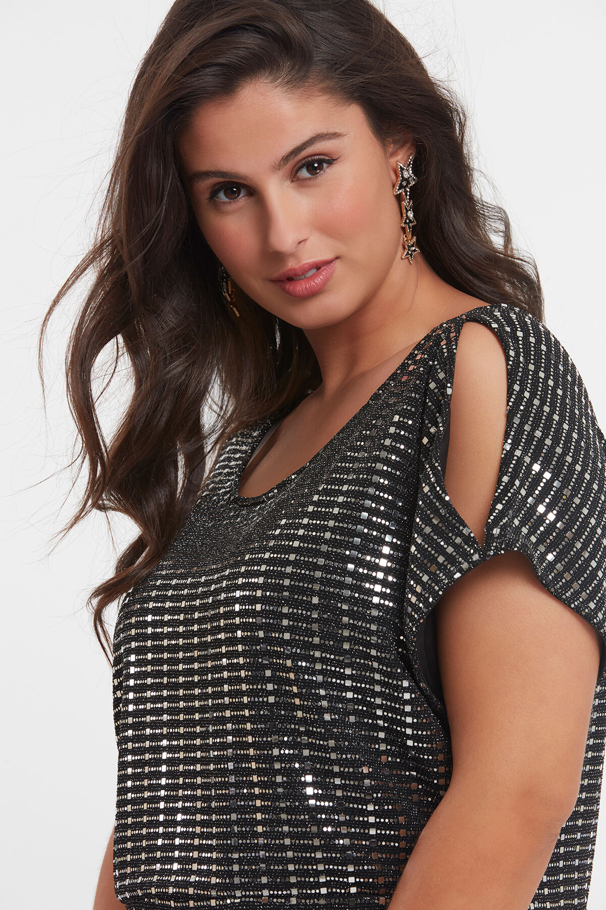 Vestido con espejitos image number 3