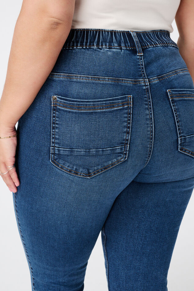 Treggings con aspecto denim image number 4