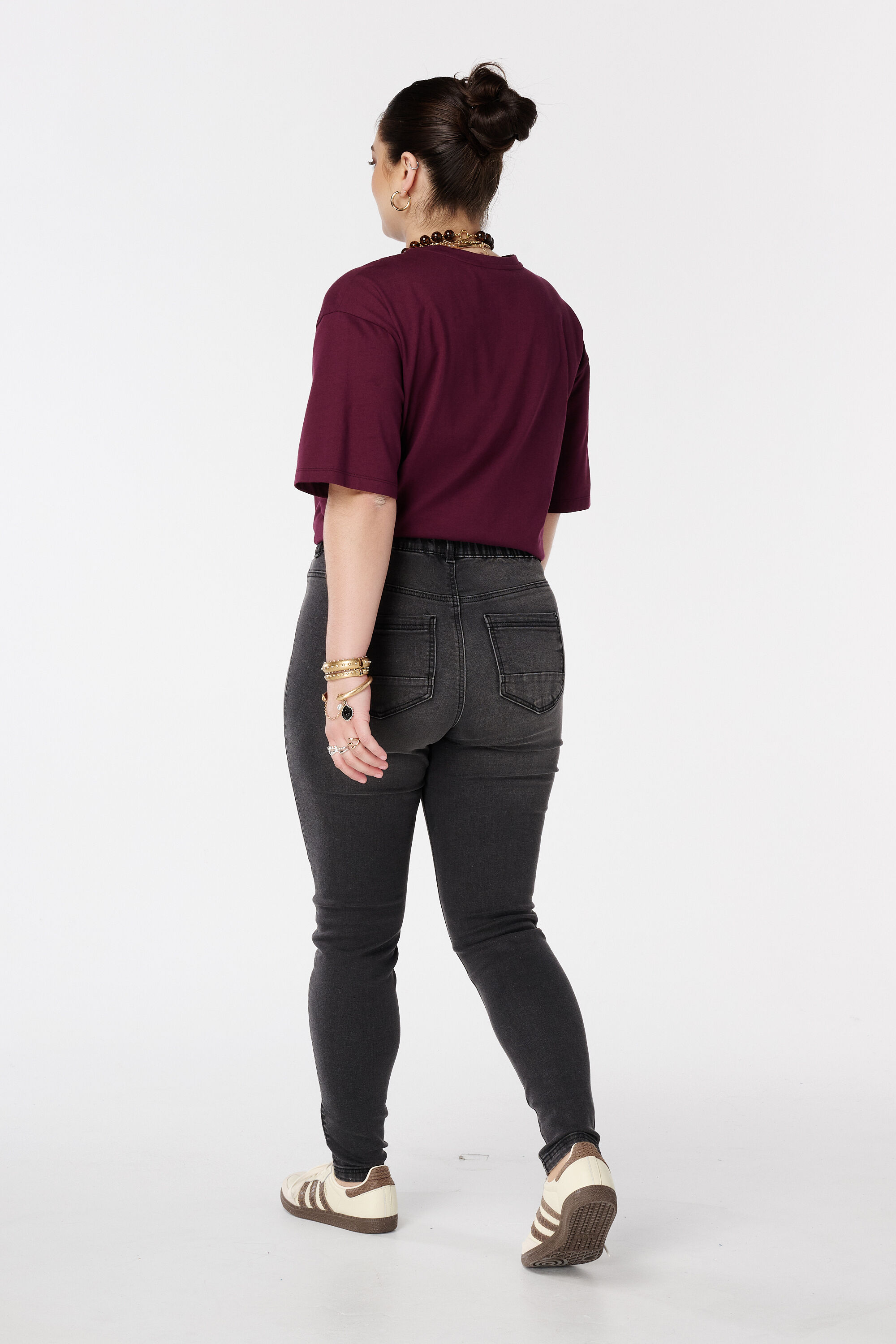 Treggings con aspecto denim image number 3