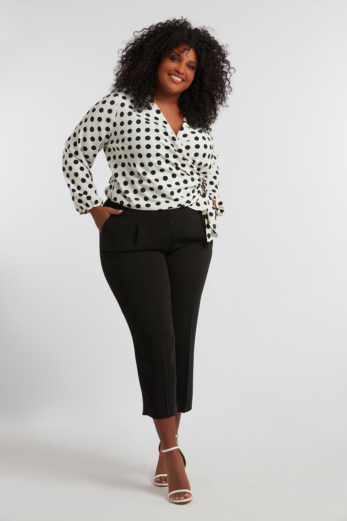 Camisa cruzada con hebilla image number 3