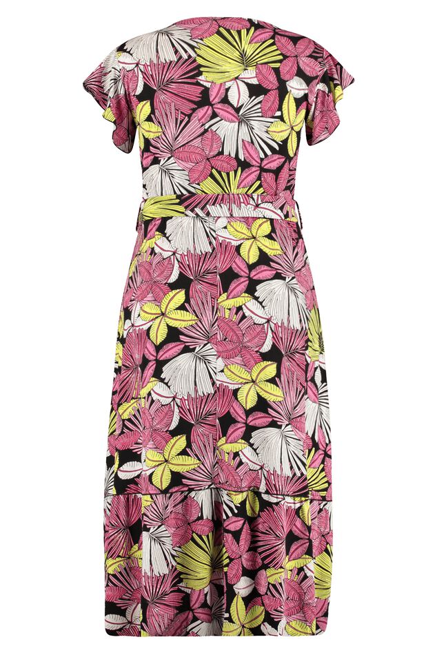 Vestido cruzado con estampado  image number 2