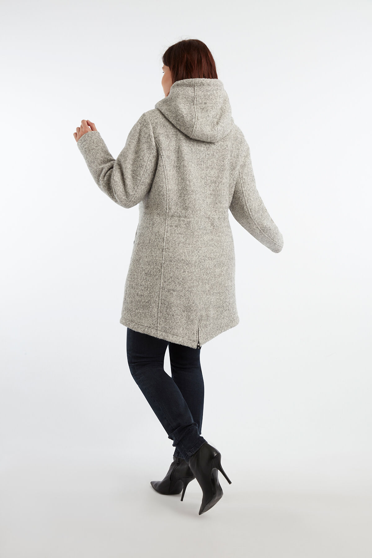 Abrigo de mezcla de lana image number 5