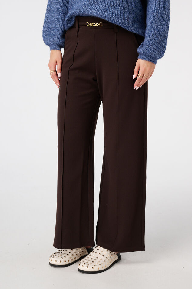 Pantalones con hebilla image number 5