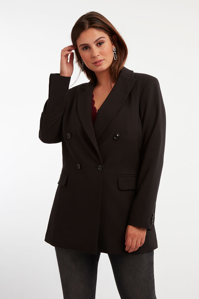 Blazer con botones dobles image number 0