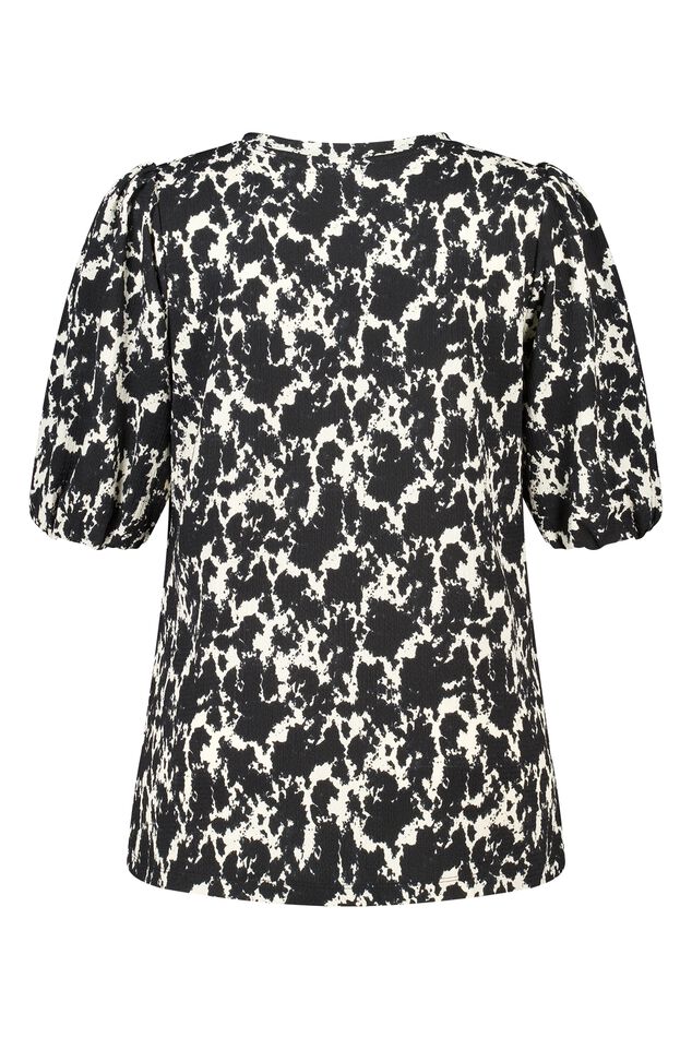 Top con manga abullonada image number 2