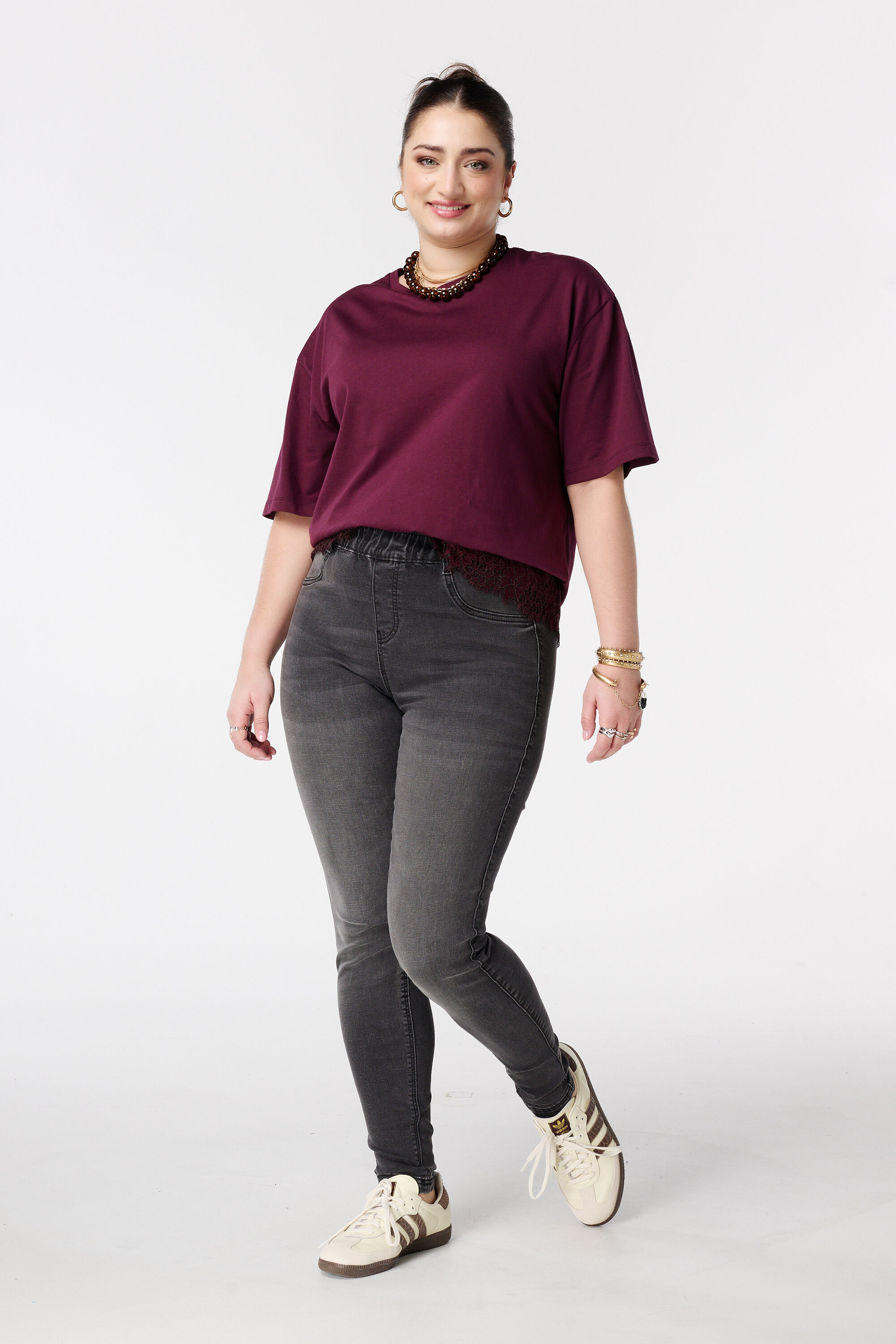 Treggings con aspecto denim