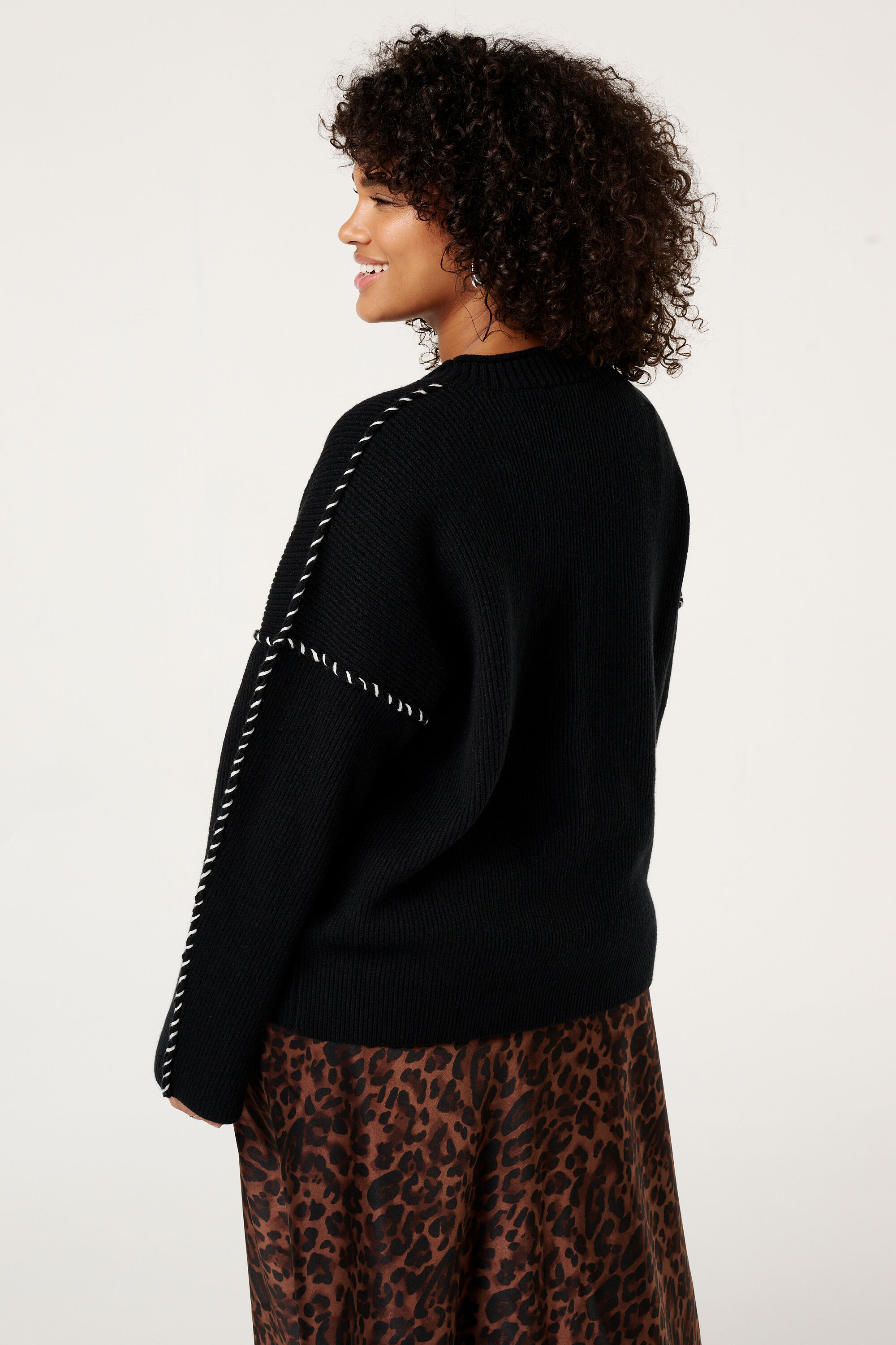 Jersey con costuras image number 3