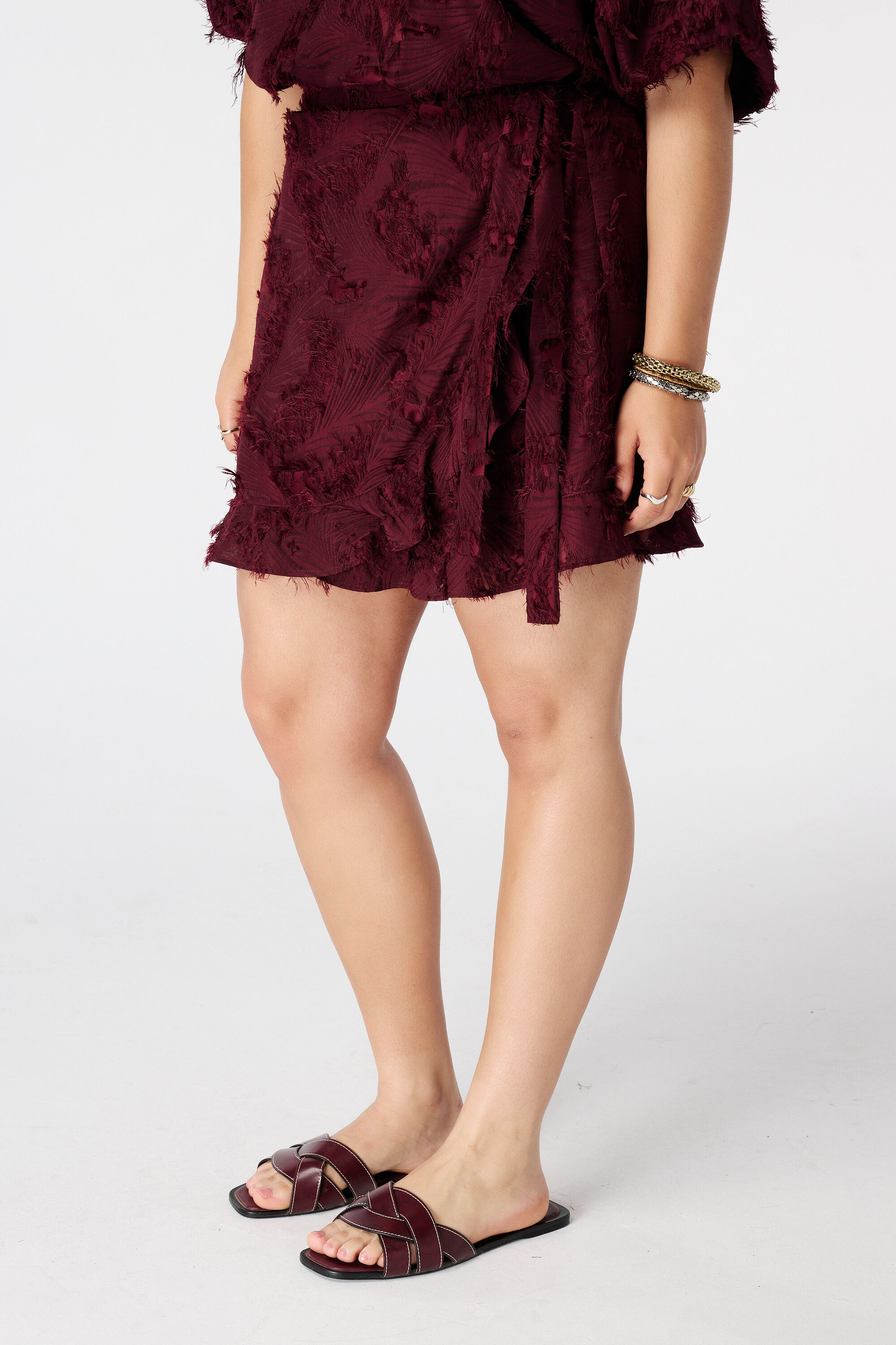 Skort cruzado fluffy image number 5