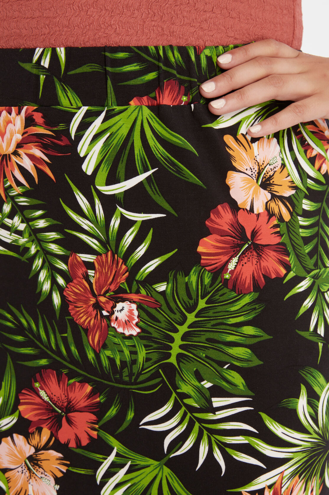 Falda larga con abertura image number 5